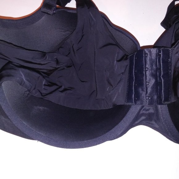 Torrid Curve Bra 54C 360 Back Smoothing T Shirt Solid Black Lightly Lined Underw - Picture 8 of 12